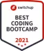 SwitchUp best bootcamp award 2021